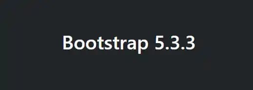 Bootstrap 5.3.3